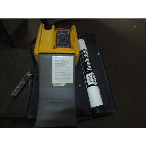 Pipe Plug & Fluke Multimeter