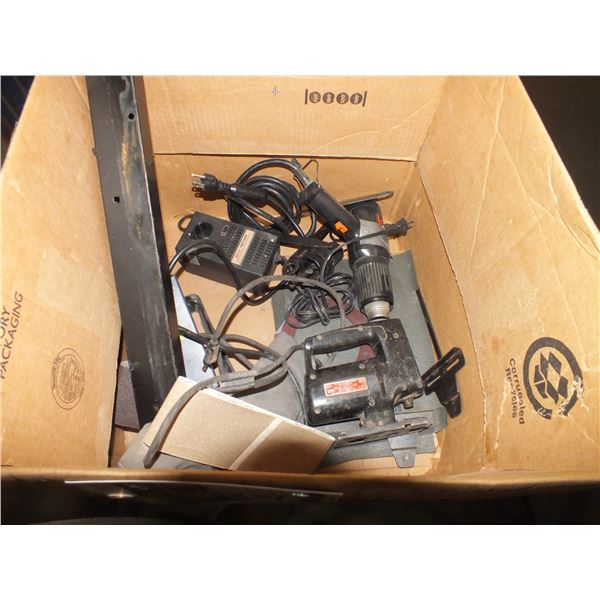 Box w/ Makita Drill, Sanders , Drill