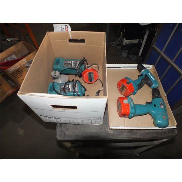 2 Makita 14.4 Drills