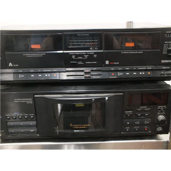 2 Sony Cassette Players