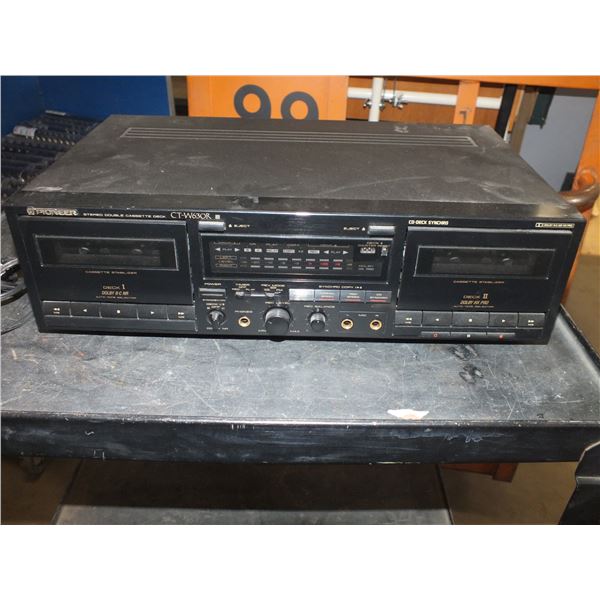 Pioneer Double Cassette Deck