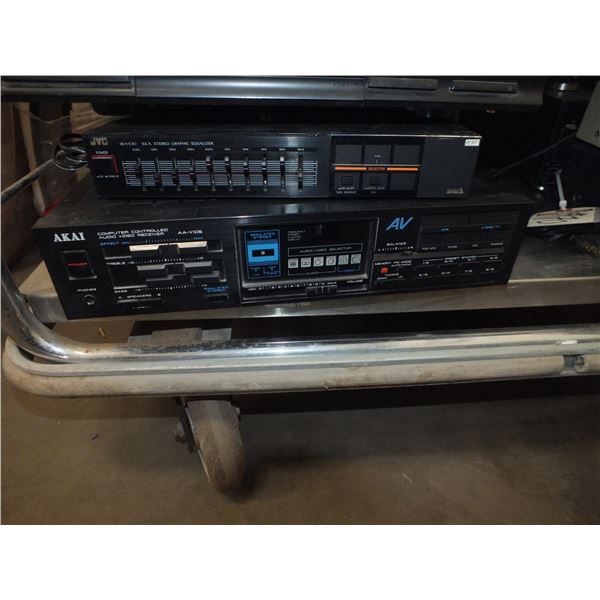 JVC Equalizer & Akai Receiver