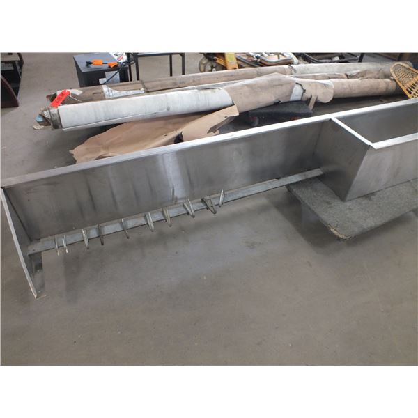 Stainless Steel Shelf w/ Hooks