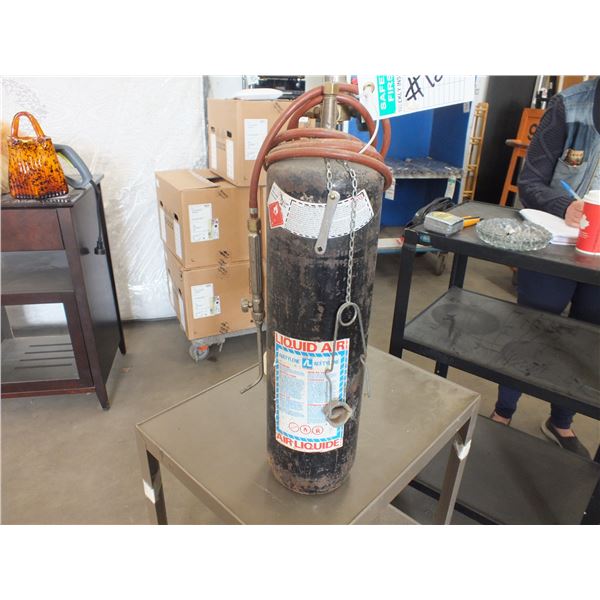 Acetylene Tank w/ Cutting Torch