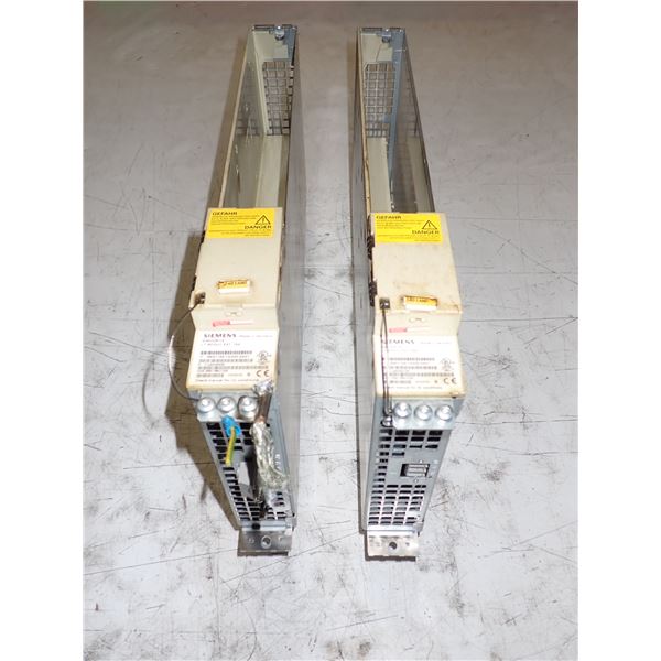 (2) Siemens #6SN1124-1AA00-0AA1 LT-Modul EXT. 15 A