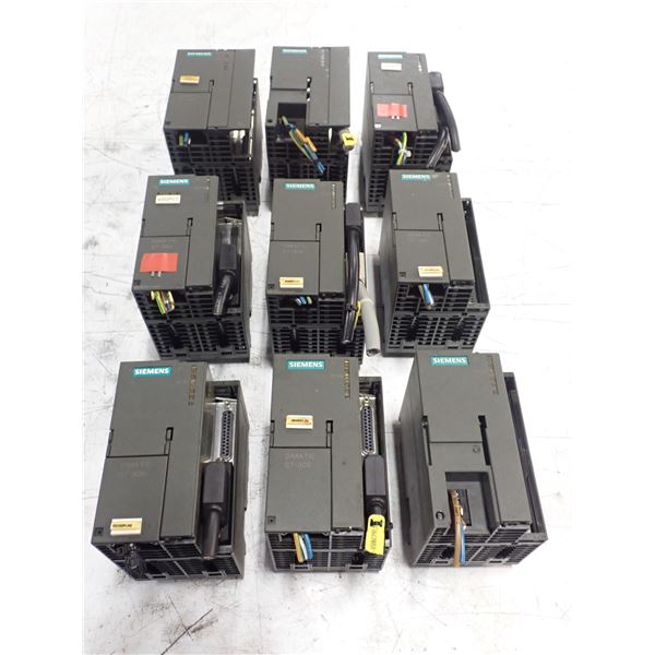 Lot of (9) Siemens #6ES7 361-3CA01-0AA0 Modules