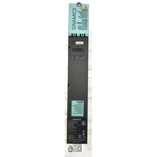 Siemens #6SL3120-1TE21-0AA4 Single Motor Module