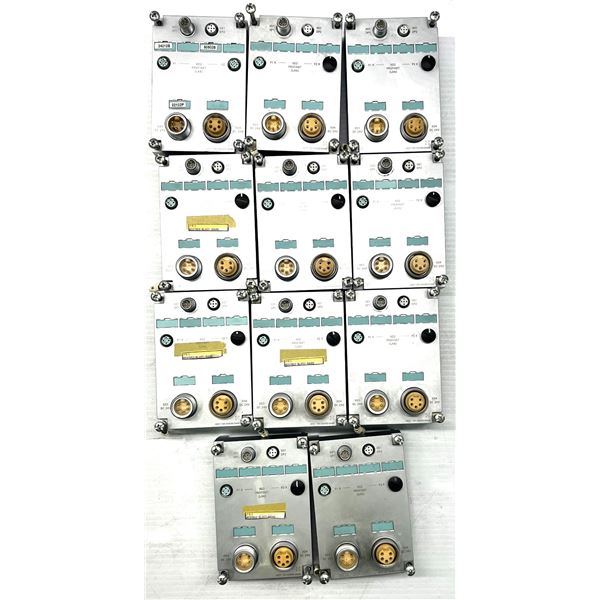 Lot of (11) Siemens #6ES7 194-4AN00-0AA0 Connecting Modules