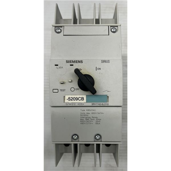 Siemens #3RV1742-5LD10 Circuit Breaker