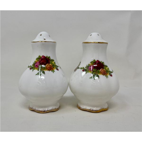 Royal Albert Old Country Rose Salt and Pepper Shakers