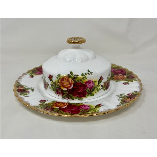Royal Albert Old Country Rose Butter Dish