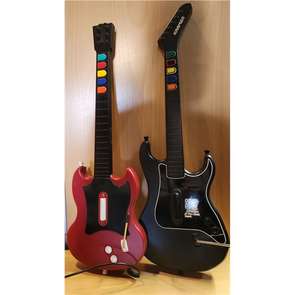 2 Guitar Hero Guitars Playstation