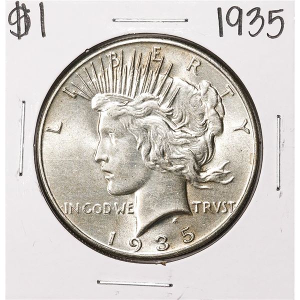 1935 $1 Peace Silver Dollar Coin