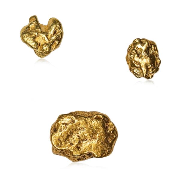 Lot of Gold Nuggets 2.89 Grams Total Weight