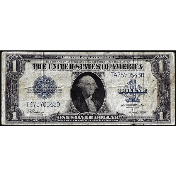 1923 $1 Silver Certificate Note