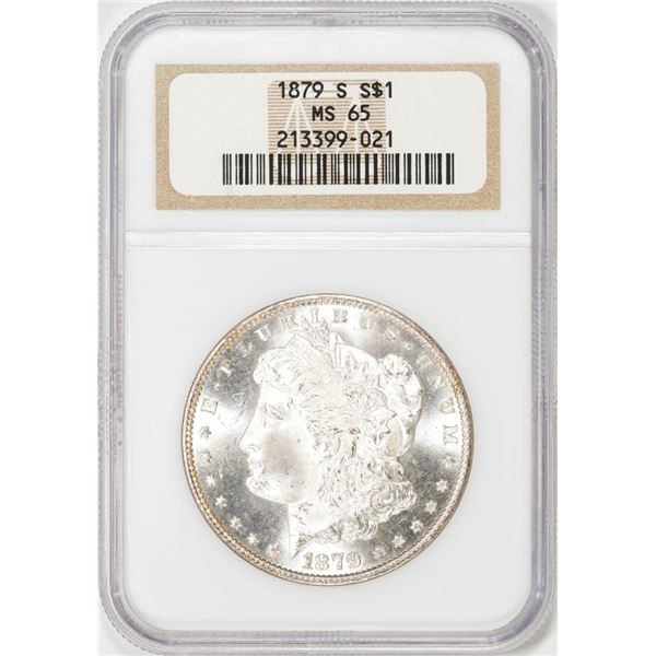 1879-S $1 Morgan Silver Dollar Coin NGC MS65