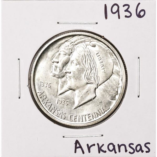 1936 Arkansas Centennial Commemorative Half Dollar Coin