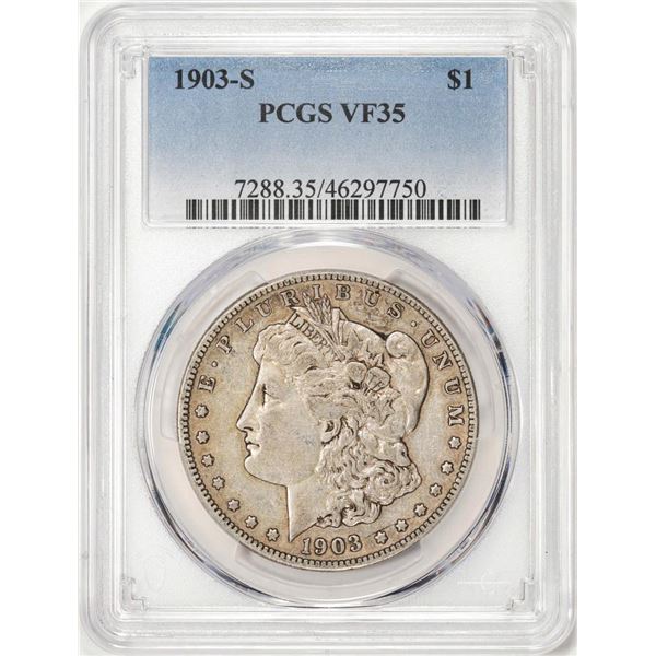 1903-S $1 Morgan Silver Dollar Coin PCGS VF35