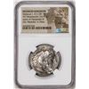 Image 1 : 312-281 BC Seleucid Kingdom Selecus I AR Tetradrachm Ancient Coin NGC CH F