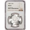 Image 1 : 1882-S $1 Morgan Silver Dollar Coin NGC MS64