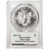 Image 2 : 2017-(S) $1 American Silver Eagle Coin PCGS MS70 Premier Struck at San Francisco