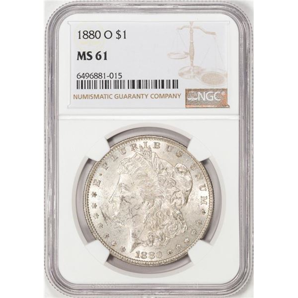 1880-O $1 Morgan Silver Dollar Coin NGC MS61