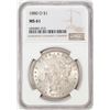 Image 1 : 1880-O $1 Morgan Silver Dollar Coin NGC MS61