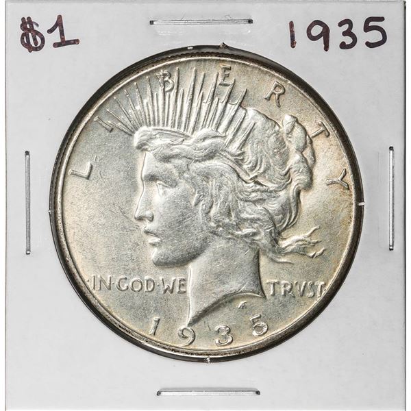 1935 $1 Peace Silver Dollar Coin