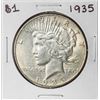 Image 1 : 1935 $1 Peace Silver Dollar Coin
