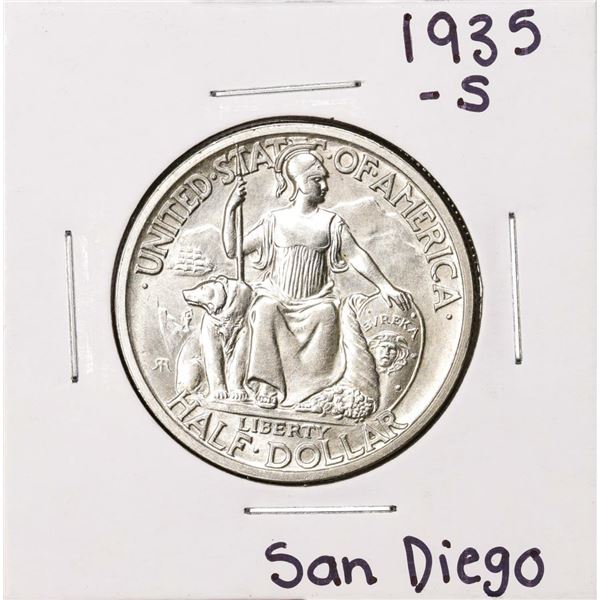 1935-S San Diego Commemorative Half Dollar Coin