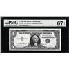 Image 1 : 1957B $1 Silver Certificate Note Fr.1621 PMG Superb Gem Uncirculated 67EPQ