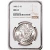 Image 1 : 1885-O $1 Morgan Silver Dollar Coin NGC MS63