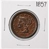 Image 1 : 1857 Braided Hair Large Cent Coin