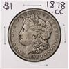 Image 1 : 1878-CC $1 Morgan Silver Dollar Coin