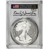 Image 1 : 2021-S Type 2 $1 American Silver Eagle Coin PCGS PR70DCAM Emily Damstra Signature FS