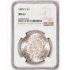 Image 1 : 1885-S $1 Morgan Silver Dollar Coin NGC MS61