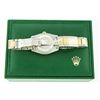 Image 5 : Rolex Mens Two Tone Black Index Datejust Wristwatch