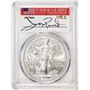 Image 1 : 2020-P $1 Silver Eagle Coin PCGS MS70 FDOI Peed Signature Struck at Philadelphia