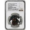 Image 1 : 2011 Liberia $5 Proof China Railways Typsy History Silver Coin NGC PF69 Ultra Cameo