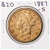Image 1 : 1887-S $20 Liberty Head Double Eagle Gold Coin