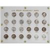 Image 1 : Set of 1950 - 1974 Roosevelt Dime (22) Coin Set in Capital Plastics Holder