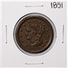 Image 1 : 1851 Braided Hair Large Cent Coin