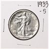 Image 1 : 1933-S Walking Liberty Half Dollar Coin