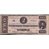 Image 1 : 1862 $2 Confederate States of America Note