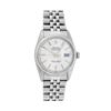 Image 1 : Rolex Mens Stainless Steel Silver Index Datejust Wristwatch