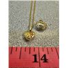 Image 2 : Child's locket on chain marked 10 karat trm 1/20 14kt G.F.