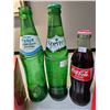 Image 5 : Coca-Cola advertising tins- unopened Sprite & Cokebottles, empty Fresca bottle