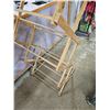 Image 2 : Wooden fold up clothes horse