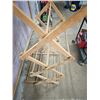 Image 3 : Wooden fold up clothes horse