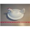 Image 2 : Milk glass hen on nest